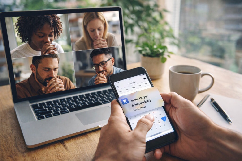 Prayer and networking preparation on Thursday